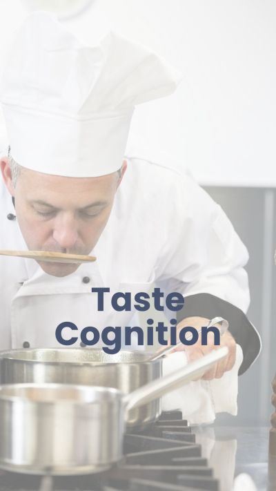 Taste cognition is about tasting the energy of what’s around you, the room, the …
