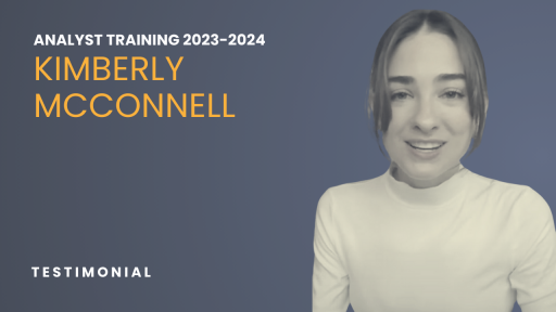 Kimberly McConnell Analyst Training Testimonial