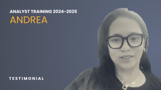 Andrea Analyst Training 2024-2025 Testimonial