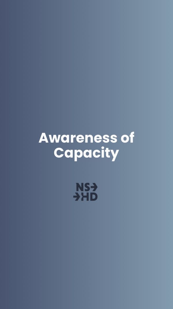 Awareness of our somatic capacity is more important than philosophical striving …