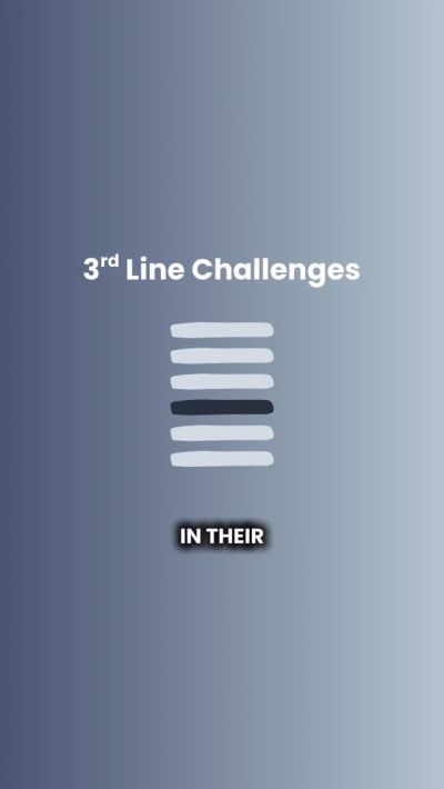 3rd lines — do you notice these challenges for yourself? 

If you want a deep di…